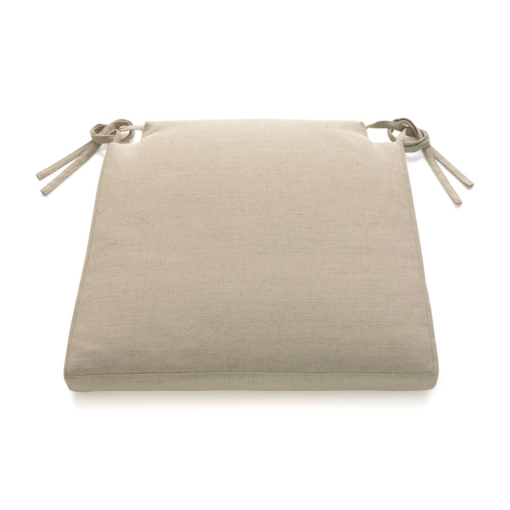 Basque Natural Side Chair-Bar Stool Cushion