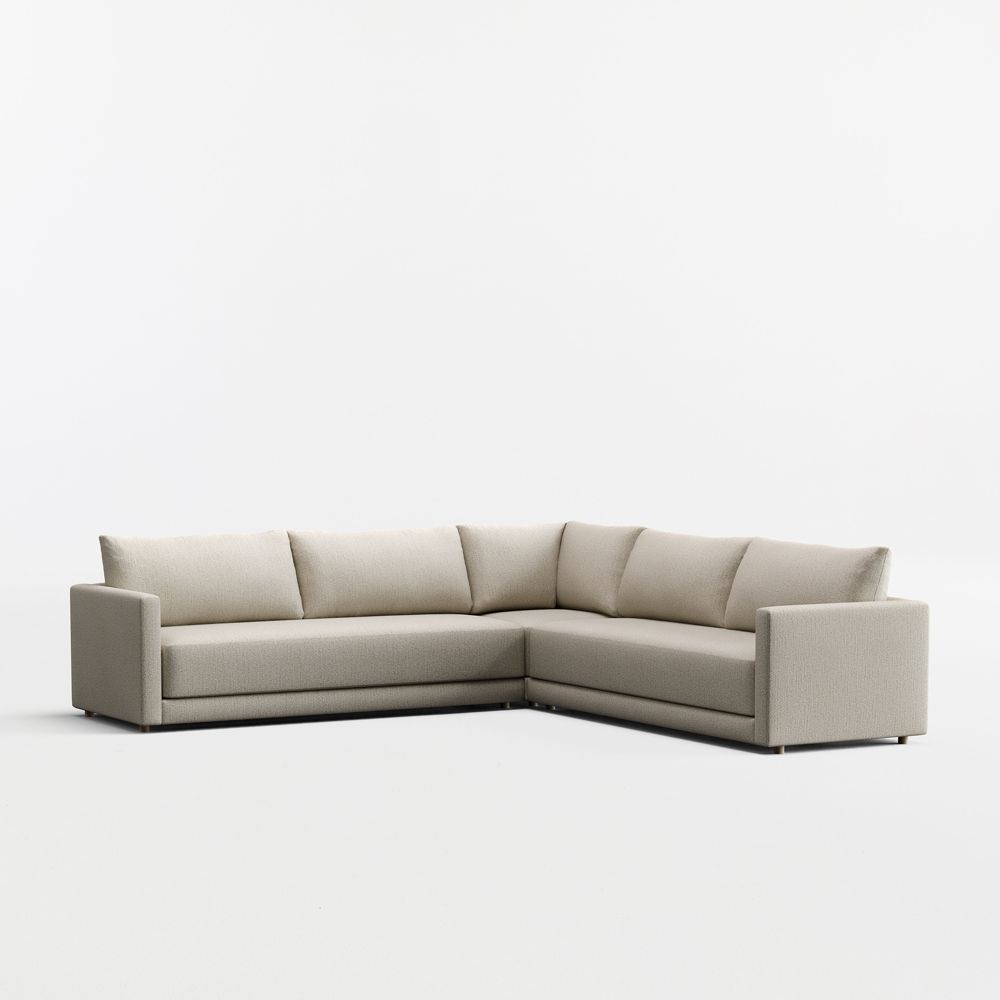 Gather 3-Piece L-Shaped Bench Sectional