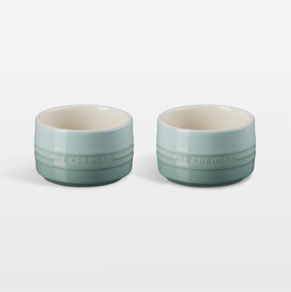 Le Creuset 7-oz. Sea Salt Round Ramekins, Set of 2