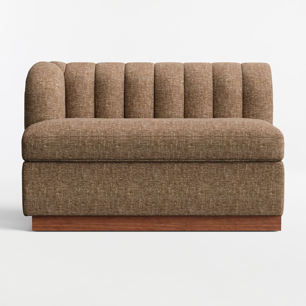Aveline Upholstered Left-Arm Dining Banquette