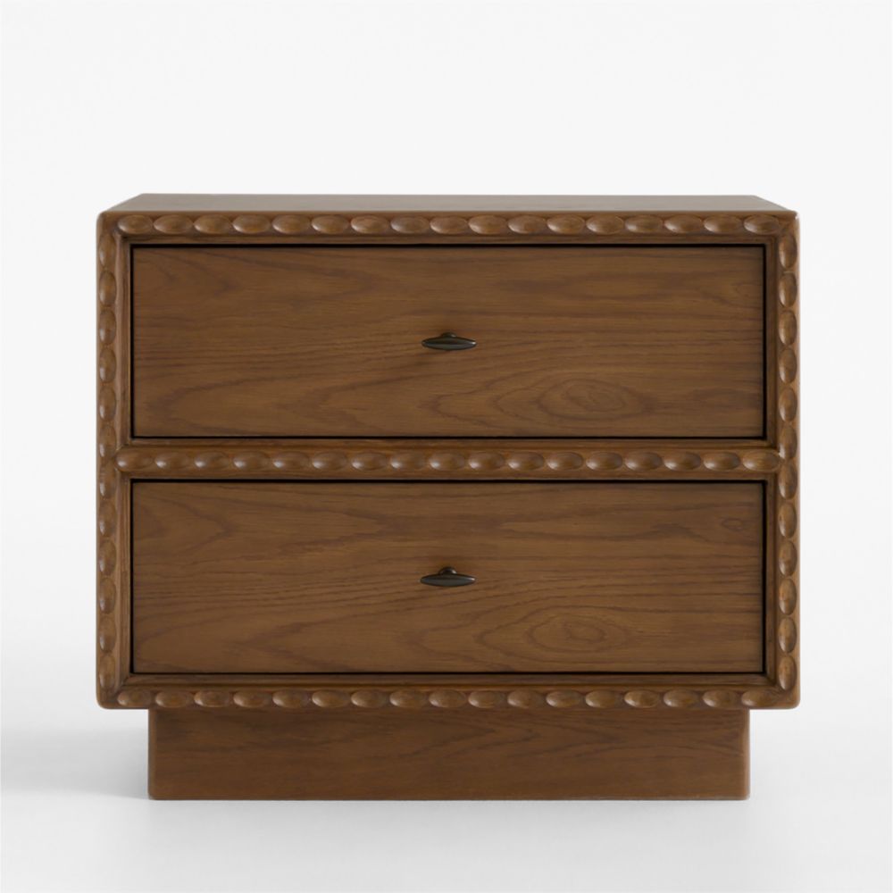 Witney 26" Warm Brown Oak Nightstand