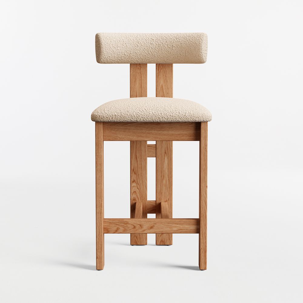 Ceremonie Natural Boucle Stools by Athena Calderone