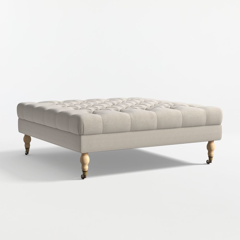 Langley 45" Square Cocktail Ottoman