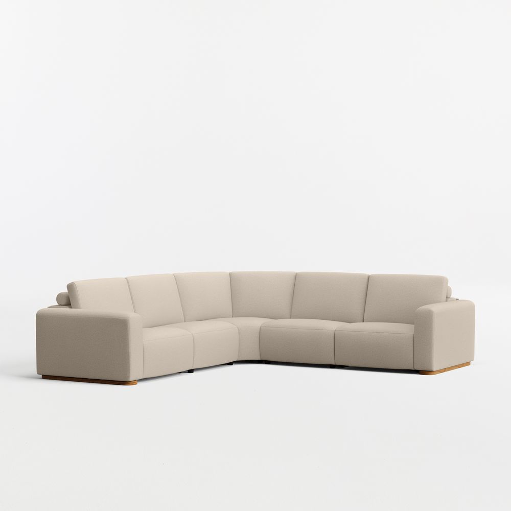 Lawn Club 5-Piece L-Shaped Power Triple-Reclining Sectional Sofa by Venus Williams