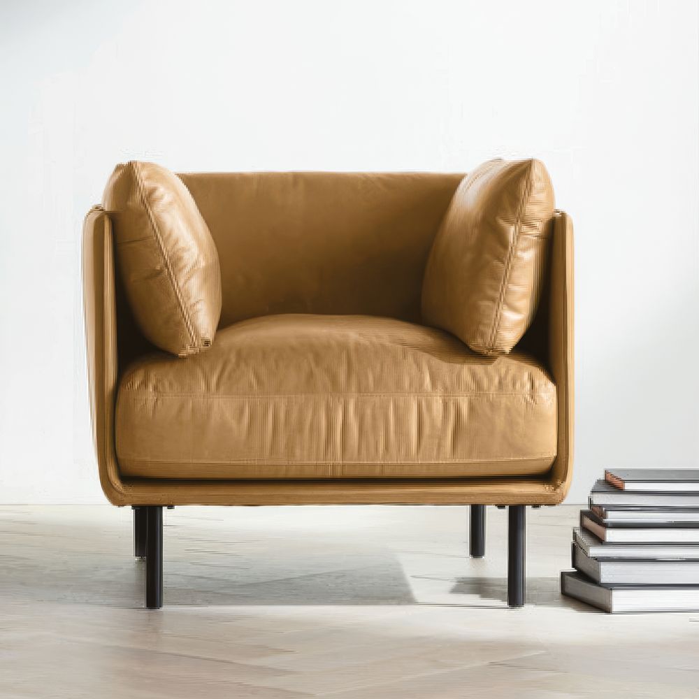 Wells 37" Leather Chair