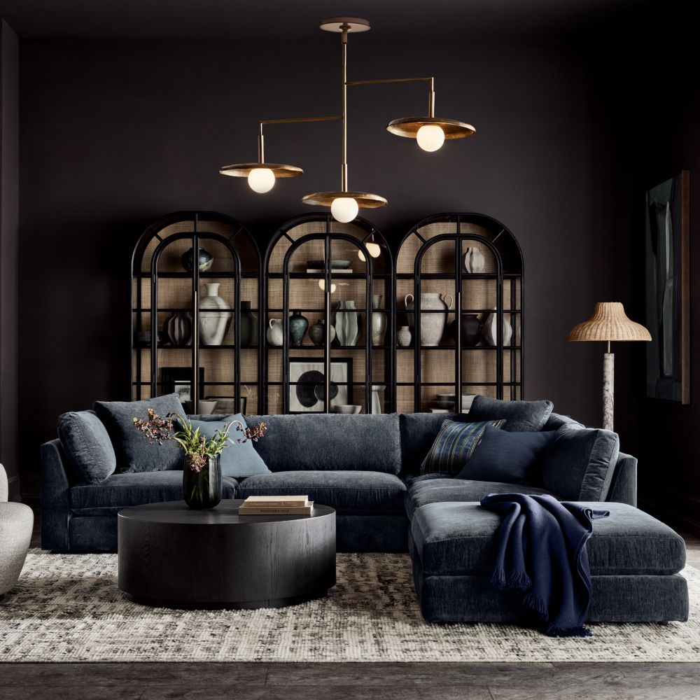Monterey Modular 3-Piece L-Shaped Sectional Sofa with Ottoman- Image 2