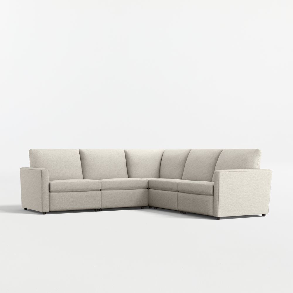 Lounge 5-Piece L-Shaped Power Dual-Reclining Sectional Sofa