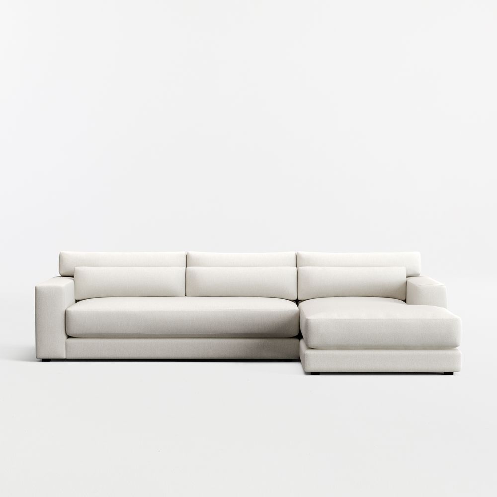 Retreat 2-Piece Bench Sectional Sofa with Chaise Lounge
