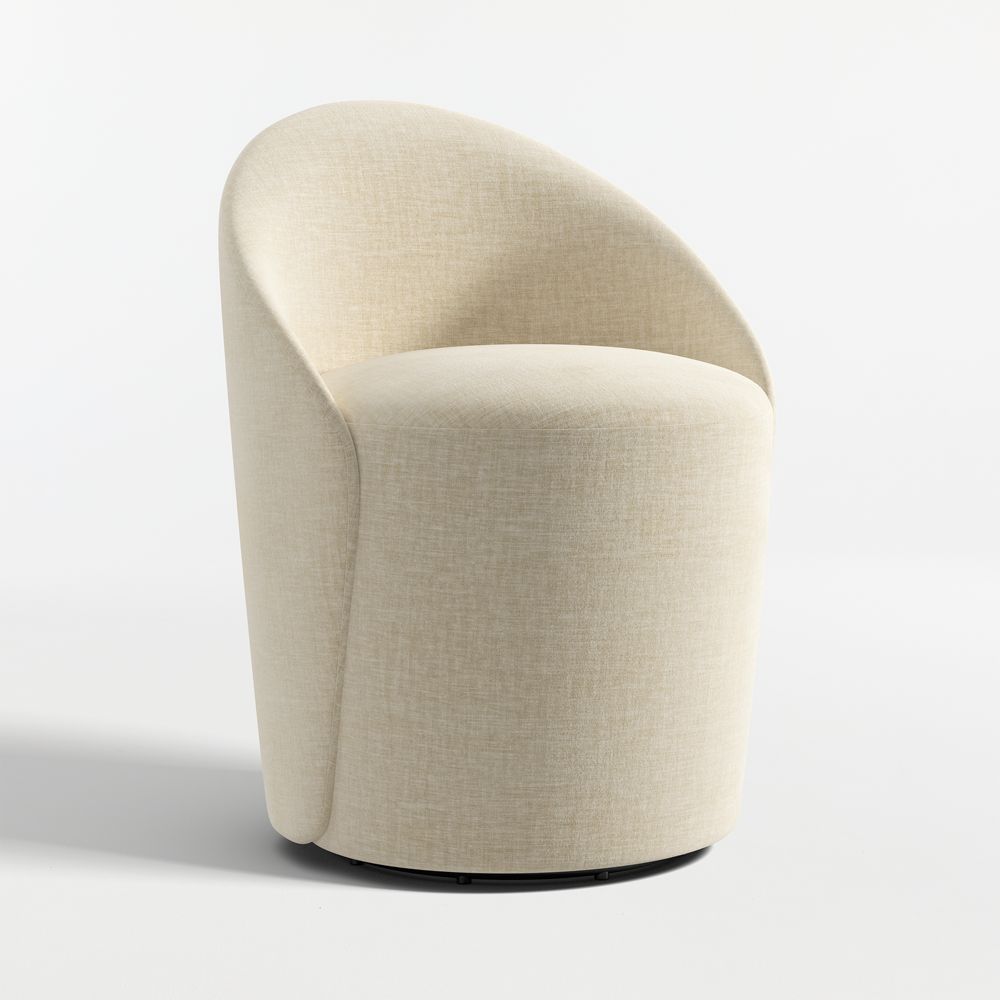 Odette Upholstered Swivel Dining Chair