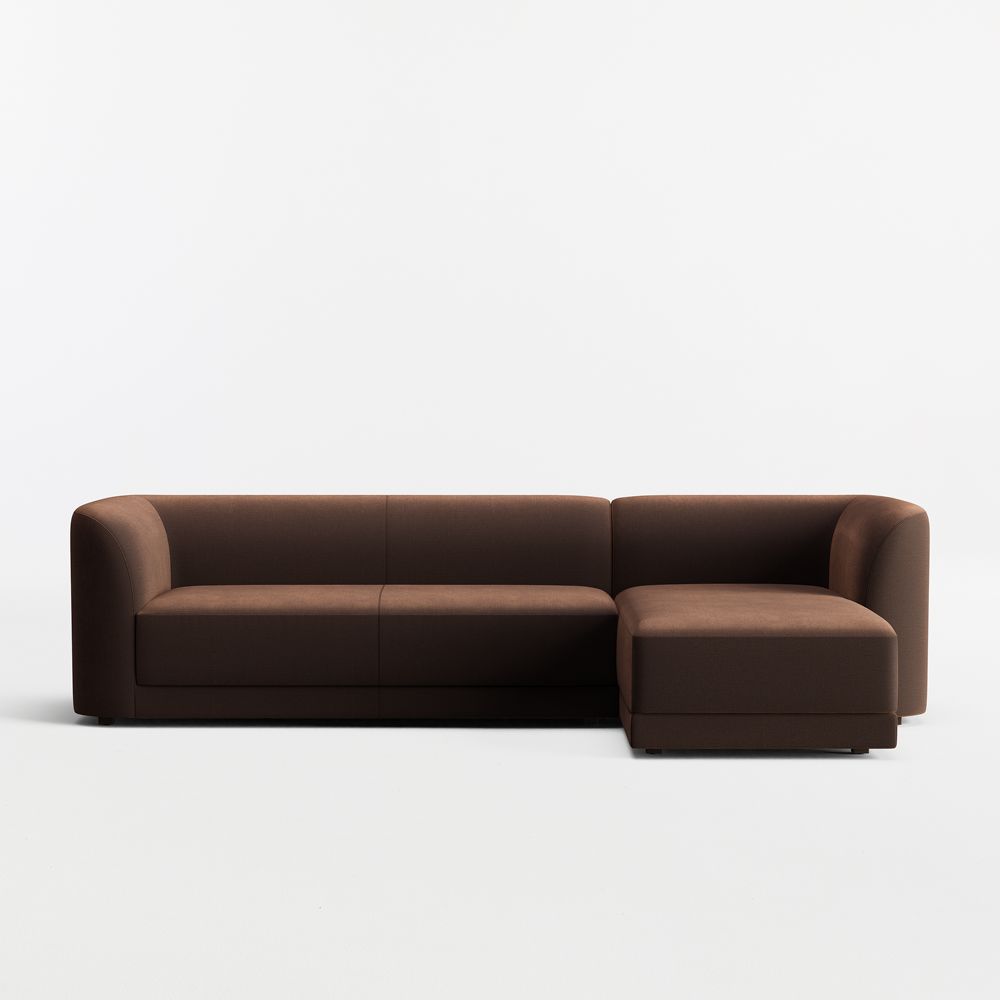 Contour 2-Piece Sectional Sofa with Chaise Lounge