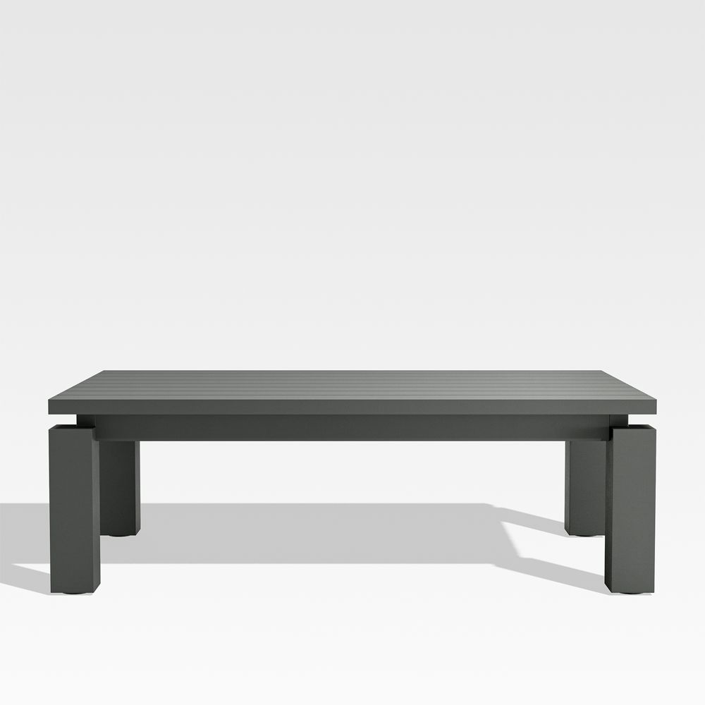 Walker Metal 46" Rectangular Outdoor Coffee Table