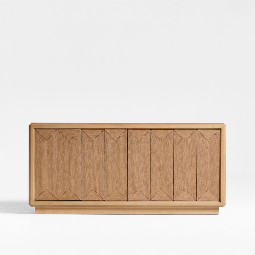 Roseau 69" Natural Wood Credenza