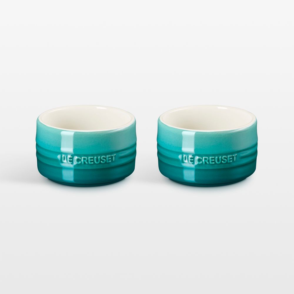 Le Creuset 7-Oz. Riviera Round Ceramic Ramekins, Set of 2