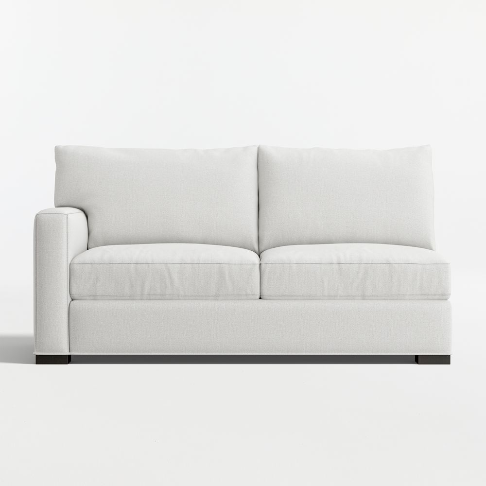 Axis Left-Arm Full Sleeper Sofa Sectional Piece with Air Mattress