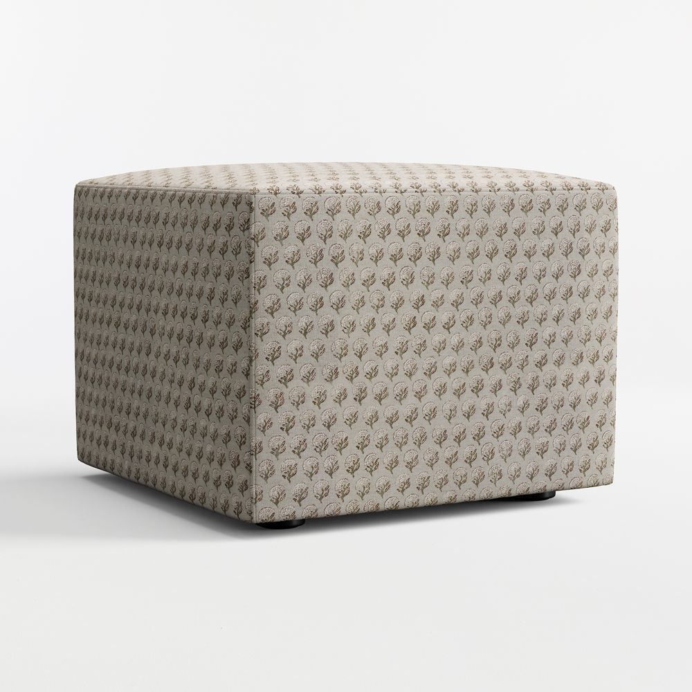 Highland 22" Printed Square Ottoman