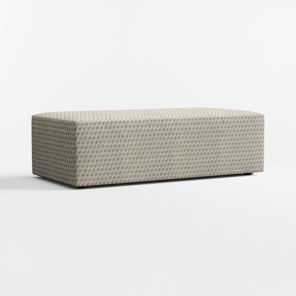 Highland 56" Printed Rectangle Ottoman