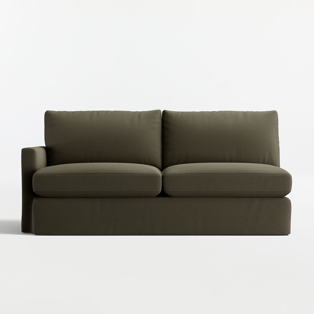 Lounge Left-Arm Sofa Slipcovered Sectional Piece