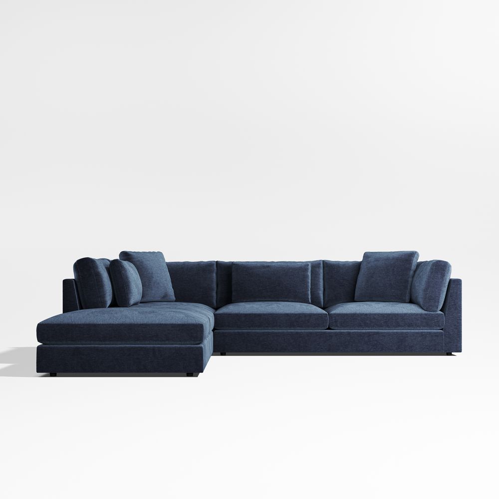 Monterey Modular 3-Piece L-Shaped Sectional Sofa with Ottoman