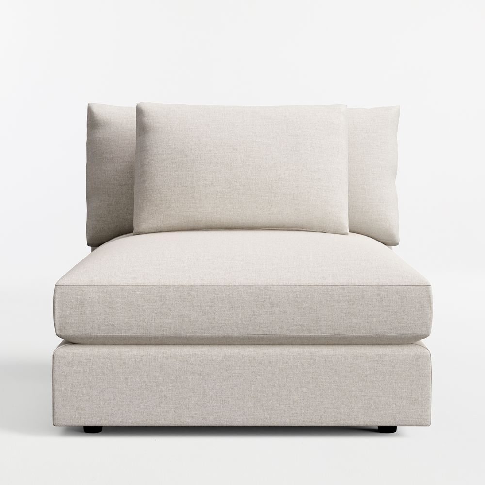Monterey Modular Armless Chair Sectional Piece