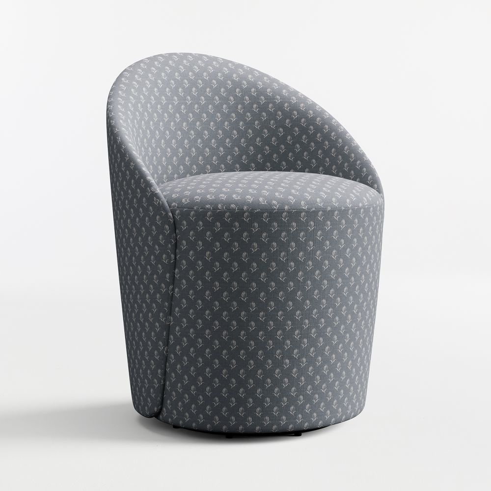 Odette Upholstered Swivel Dining Chair