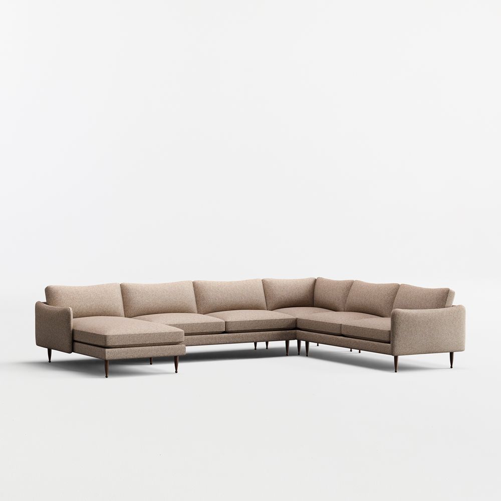 Cosgrove 4-Piece L-Shaped Sectional Sofa with Chaise Lounge