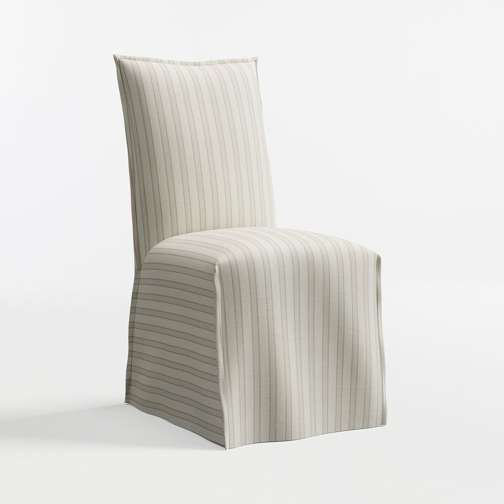 Addison Flange Slipcovered Dining Chair