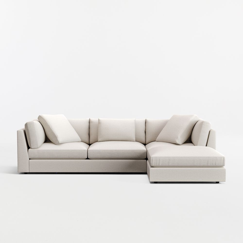 Monterey Modular 3-Piece Reversible Sectional Sofa with Ottoman
