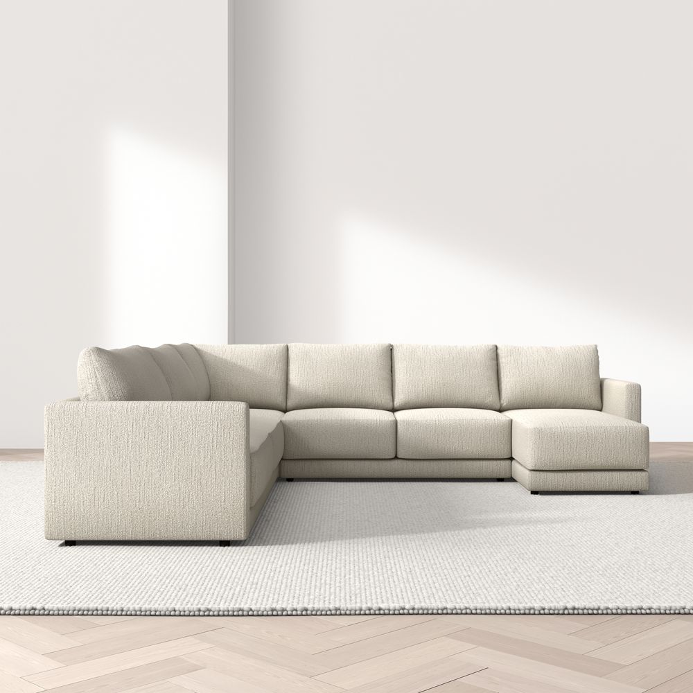Gather 4-Piece L-Shaped Sectional Sofa with Chaise Lounge