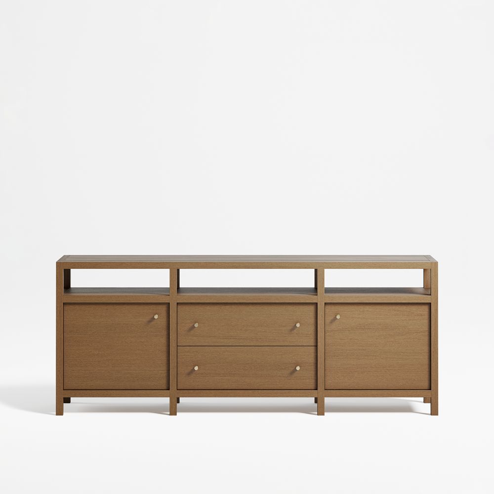 Keane Driftwood Storage Media Console (72"-86")