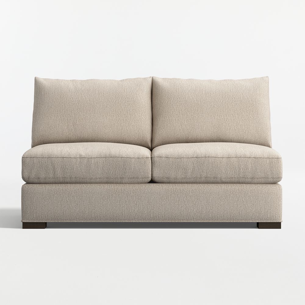 Axis Armless Loveseat Sectional Piece