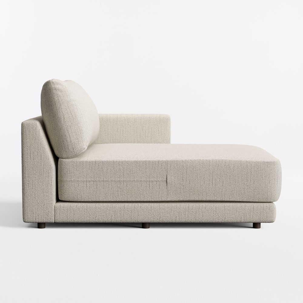 Gather Extra-Wide Right-Arm Chaise Lounge Sectional Piece