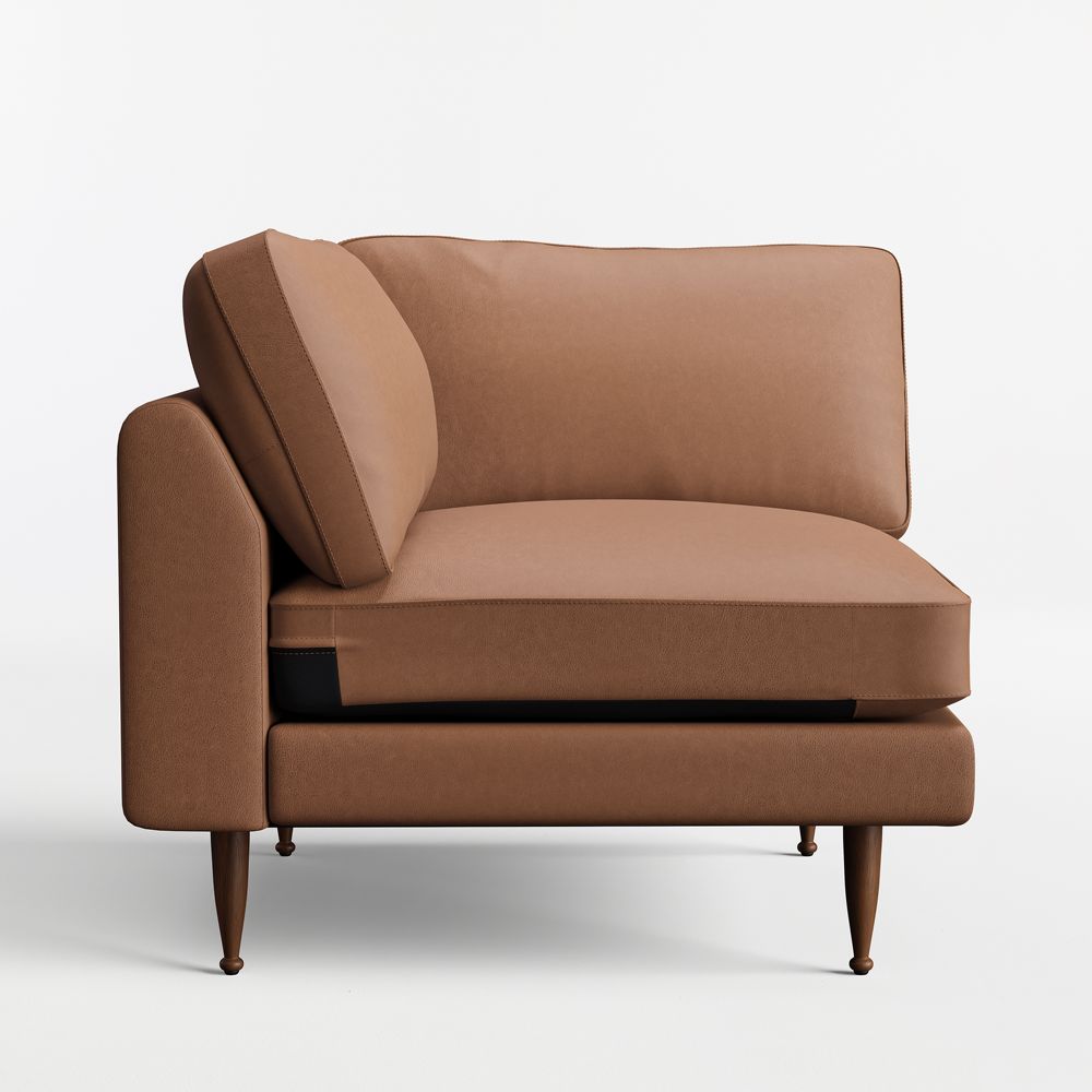 Cosgrove Leather Corner Chair Sectional Piece