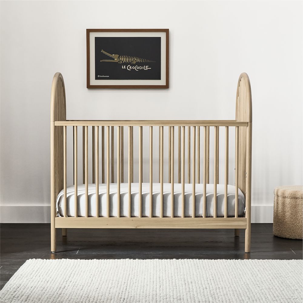 Canyon Spindle Natural Wood Convertible Crib by Leanne Ford