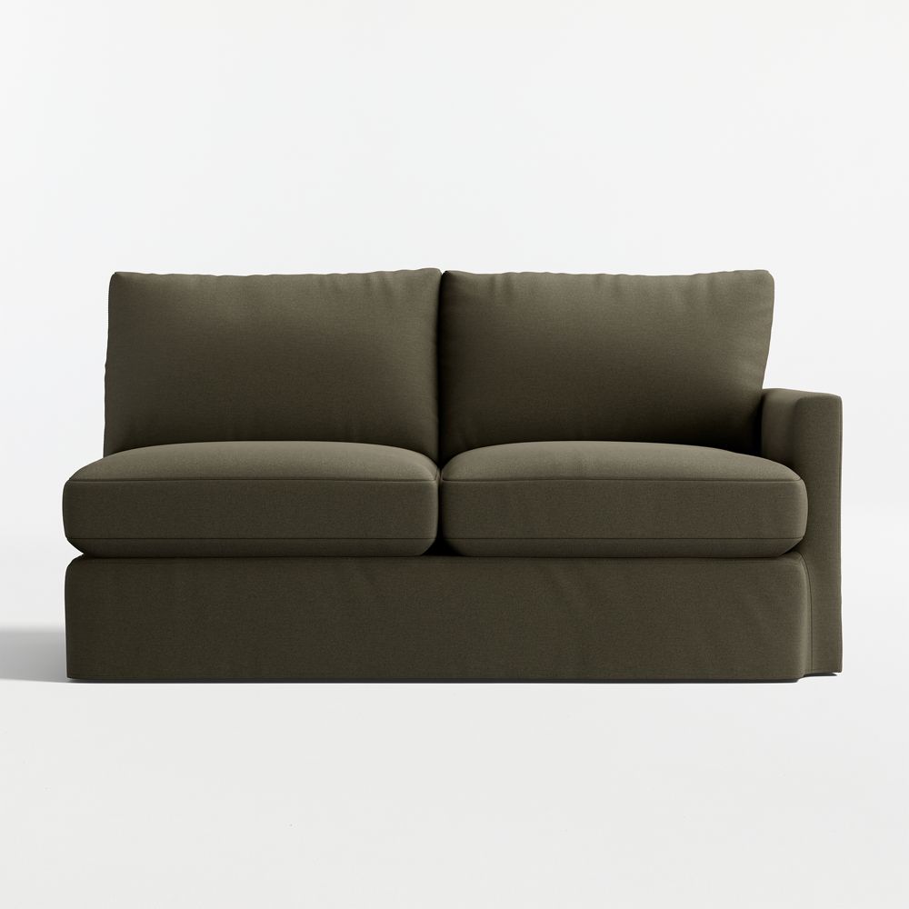 Lounge Deep Right-Arm Sofa Slipcovered Sectional Piece
