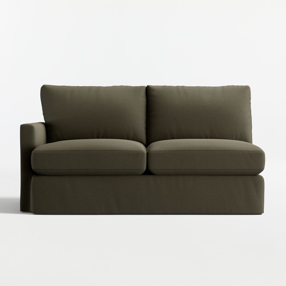 Lounge Deep Left-Arm Sofa Slipcovered Sectional Piece