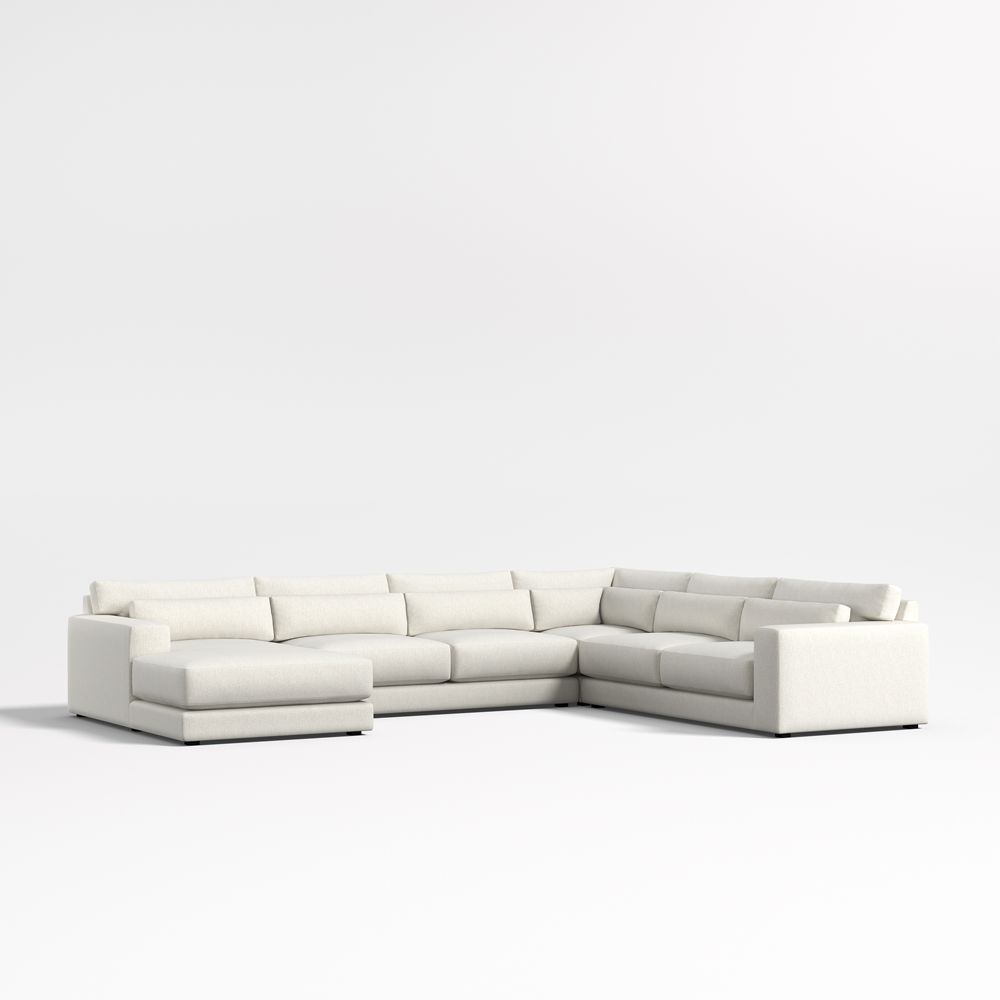 Retreat 4-Piece L-Shaped Sectional Sofa with Chaise Lounge