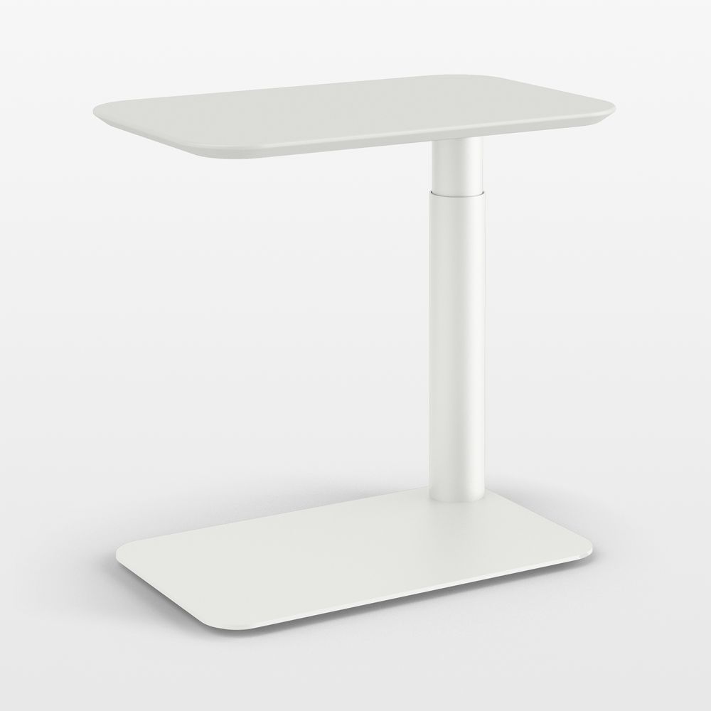 Humanscale Float Micro White Adjustable Side Table