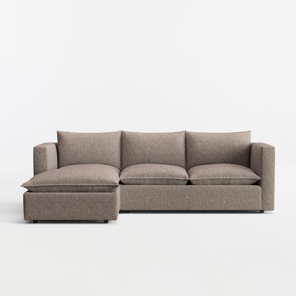 Lotus Modular 2-Piece Sectional Sofa with Chaise Lounge