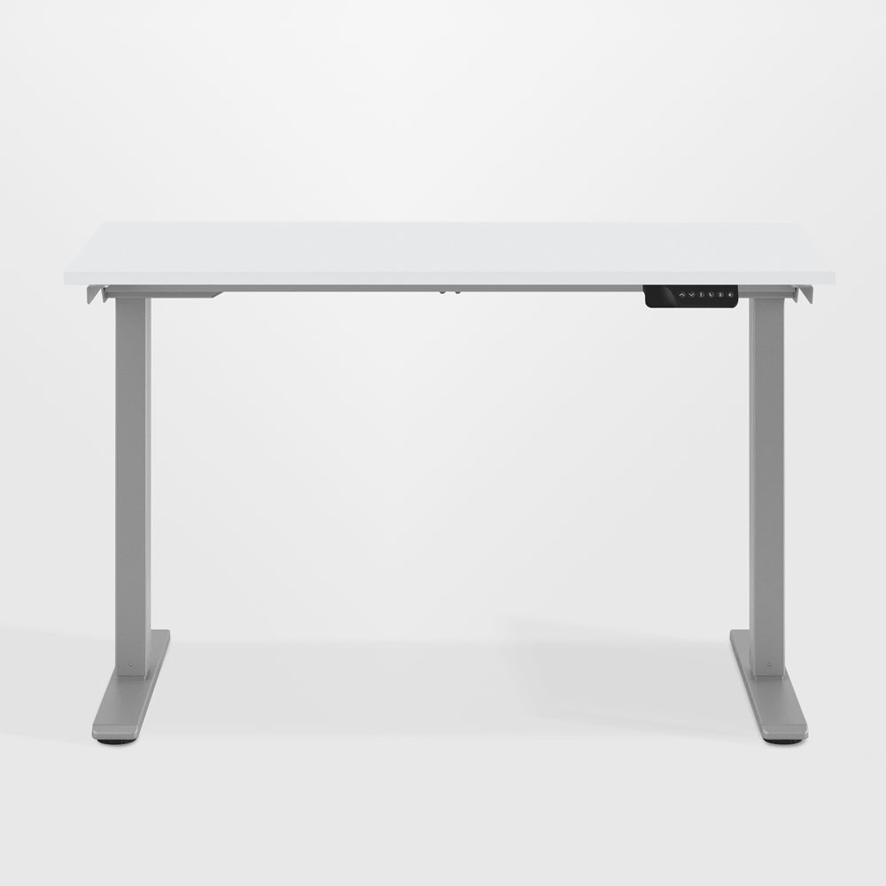 Humanscale eFloat Go 2.0 White Adjustable Standing Charging Desk (48"-60")