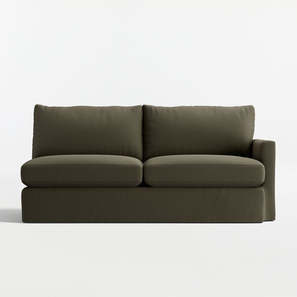 Lounge Right-Arm Sofa Slipcovered Sectional Piece