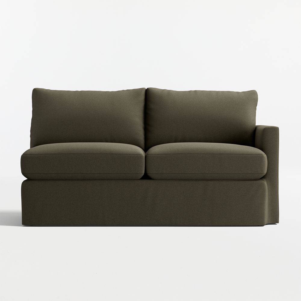 Lounge Classic Right-Arm Sofa Slipcovered Sectional Piece