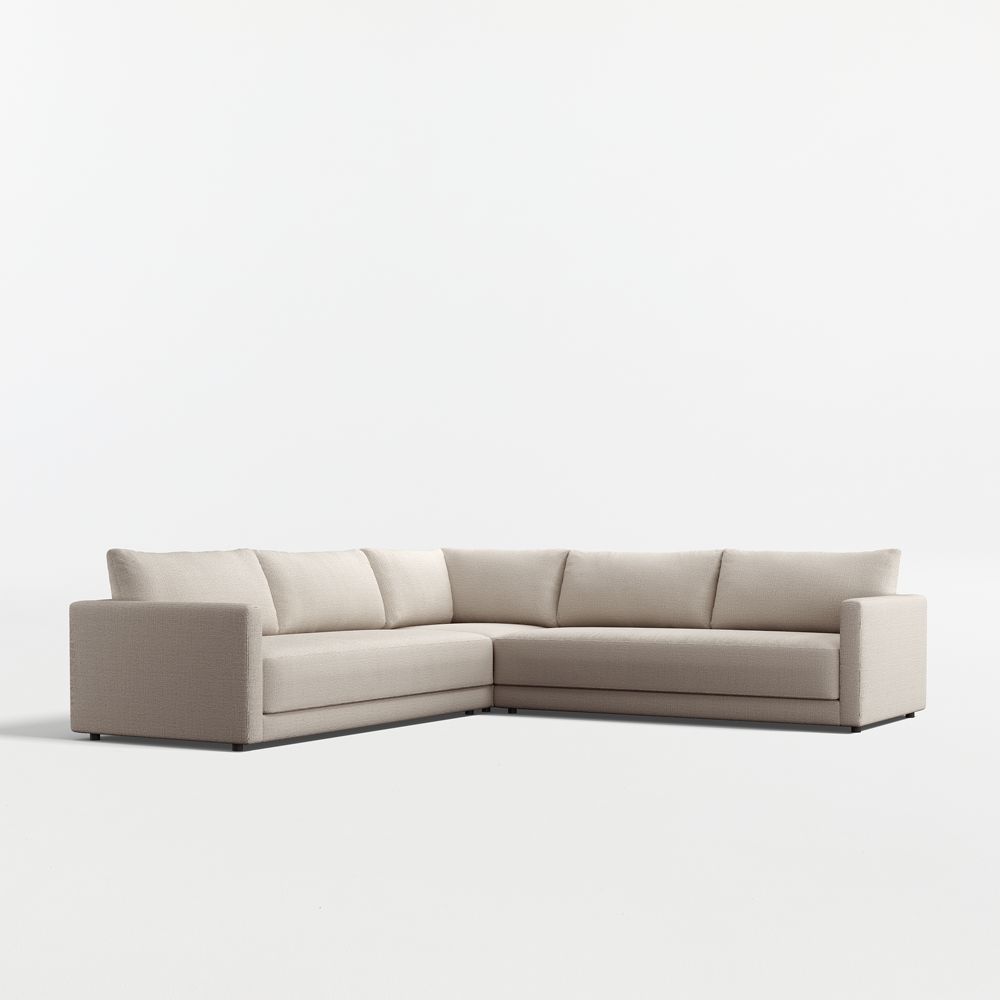 Gather Deep 3-Piece L-Shaped Bench Sectional