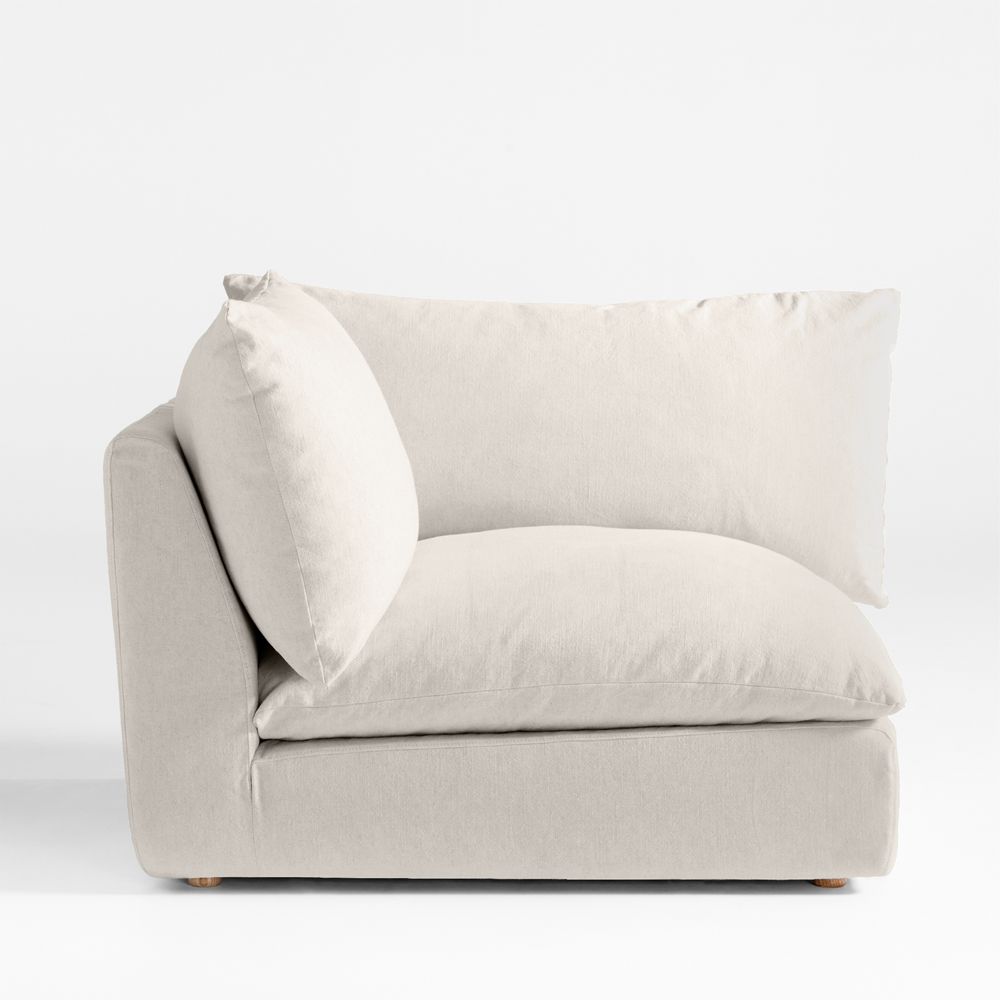 Unwind Corner Chair Slipcovered Sectional Piece