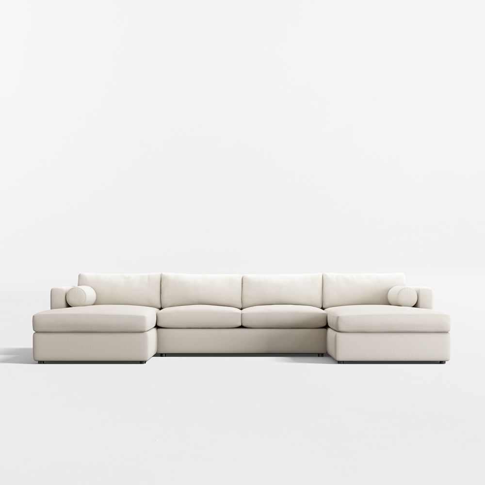 Aris 3-Piece U-Shaped Sectional Sofa with Double Chaise