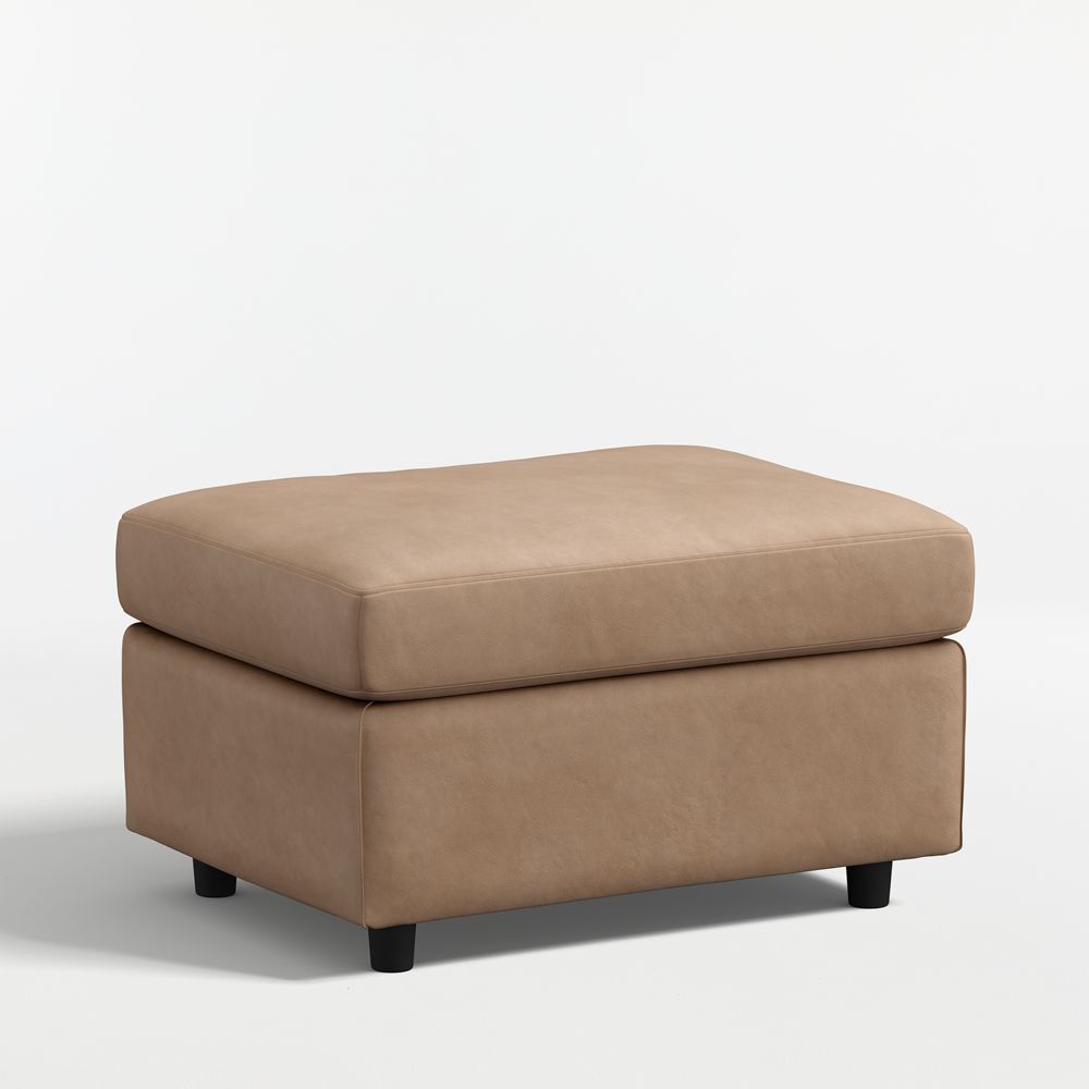 Barrett II 28" Leather Ottoman