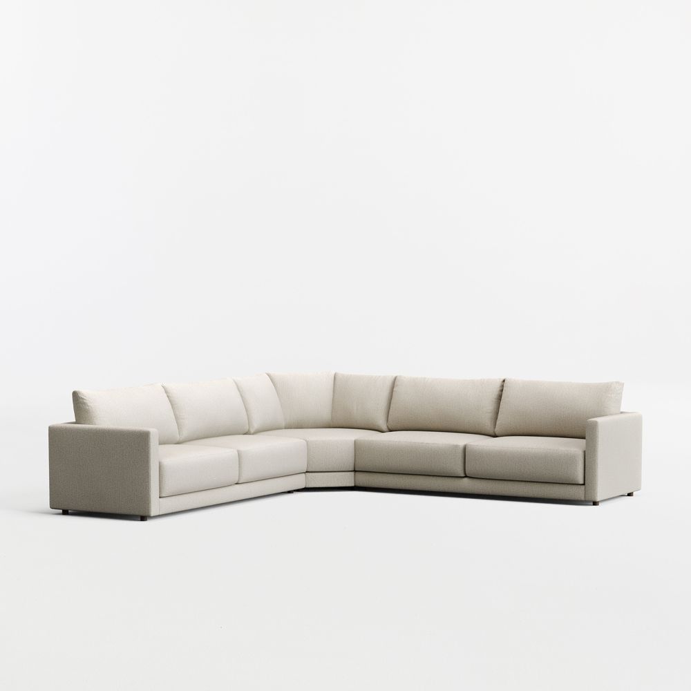 Gather 3-Piece L-Shaped Wedge Sectional Sofa