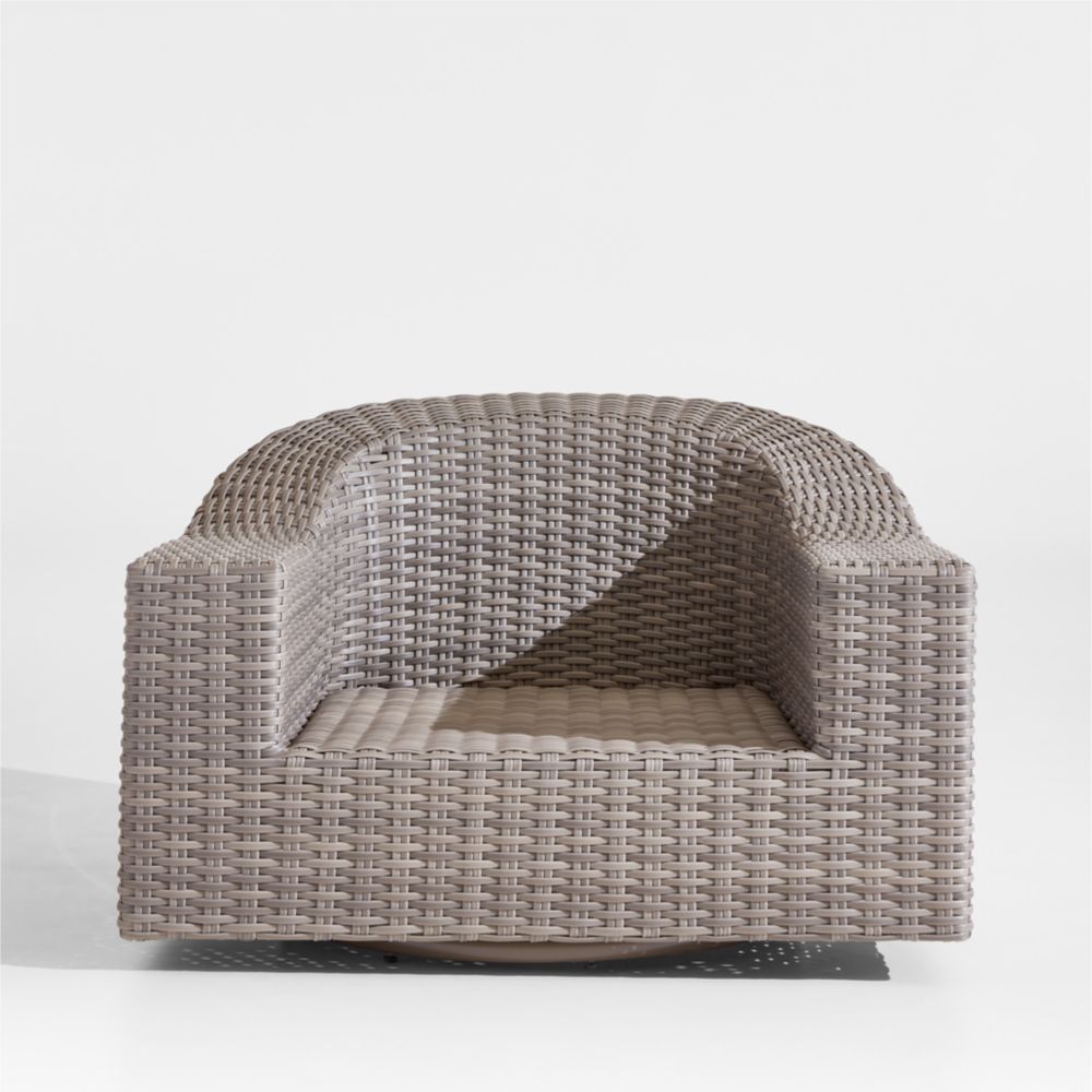 Abaco All-Weather Wicker Outdoor Swivel Lounge Chair Frame