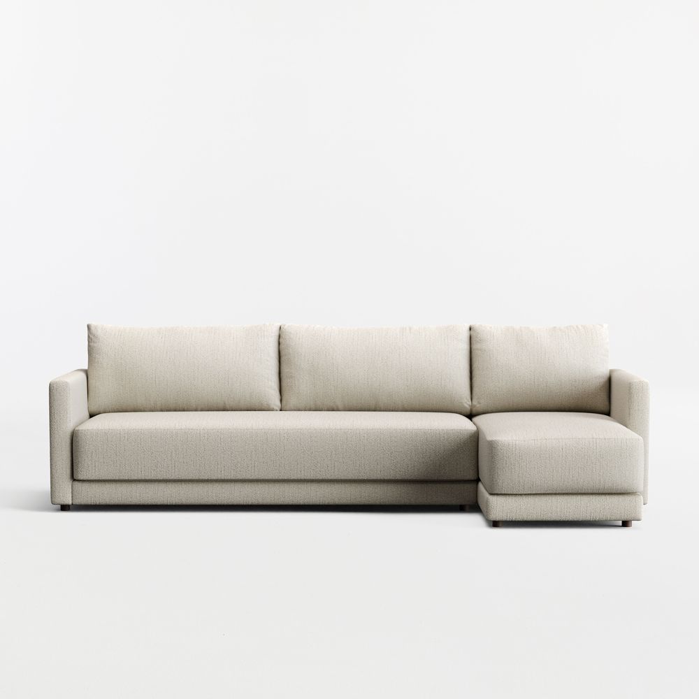 Gather 2-Piece Bench Sectional Sofa with Chaise Lounge