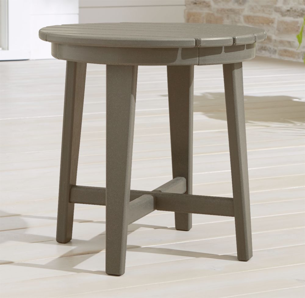 Vista II Slate Grey Adirondack Side Table