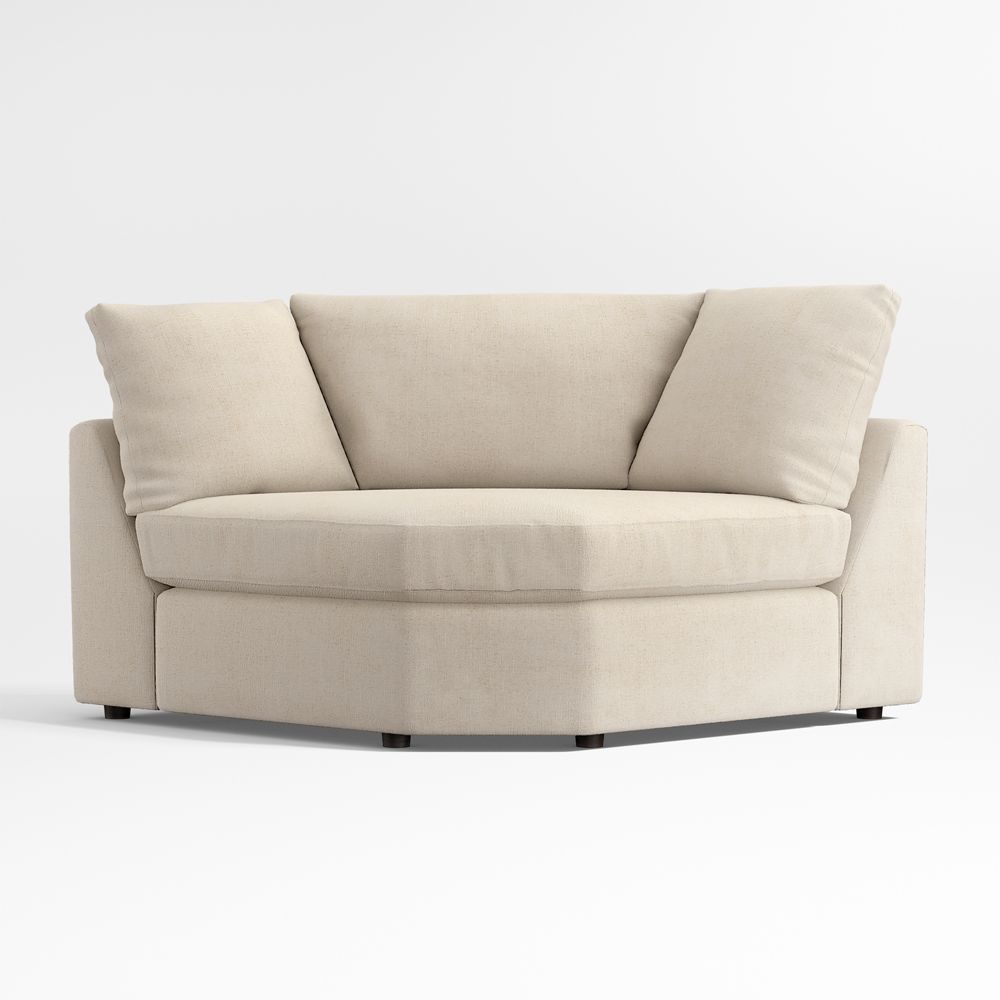 Lounge Wedge Chair Sectional Piece